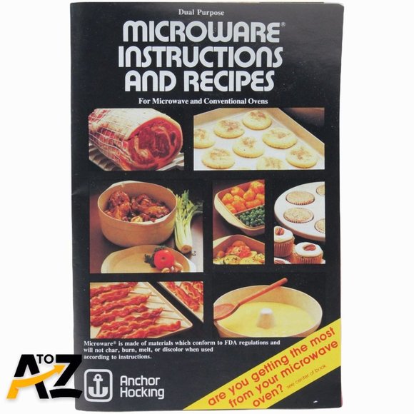 Vintage Anchor Ovenware Hocking Microware 12" Square Baking Sheet w Box & Manual - Picture 10 of 12